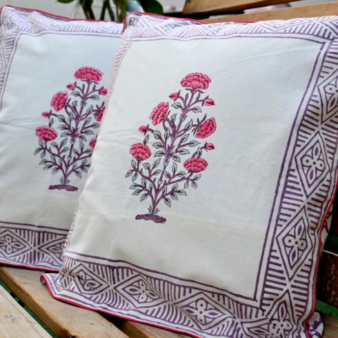 Traditional Hand Block Print Cushion Covers (CU09)